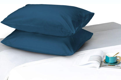Lavish Touch 100% Cotton Double Brushed Flannel 160 GSM Pack of 4 Pillowcases 20" x 30" - Kea Global