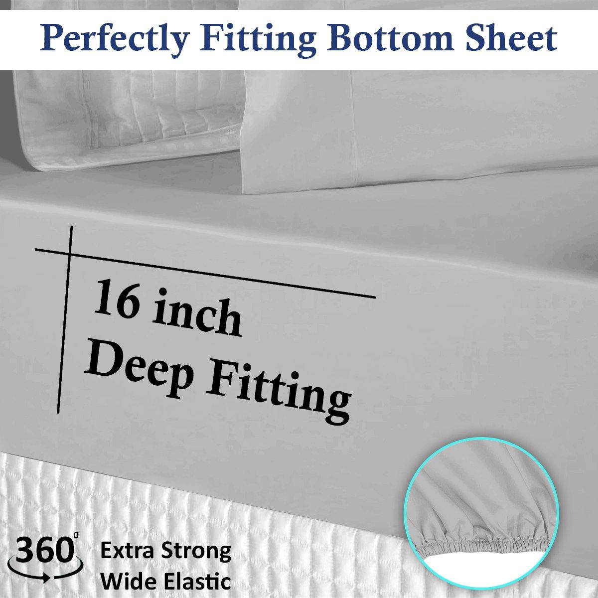 Lavish Touch Cotton Bamboo 500 Thread Count Sheet Set - King Size - Kea Global