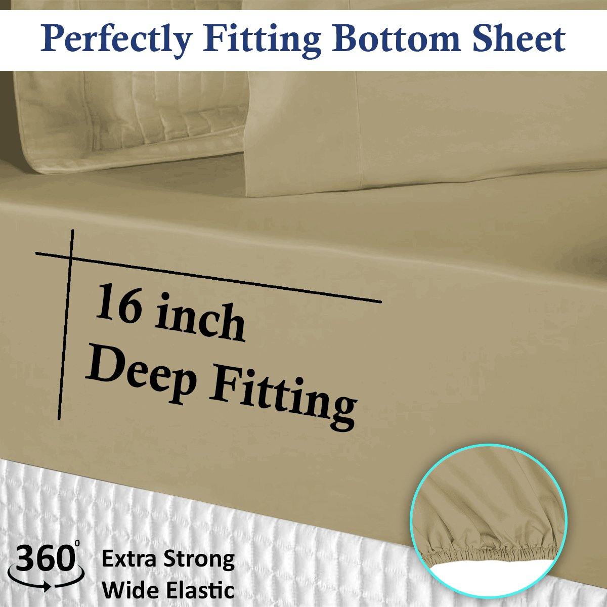 Lavish Touch Cotton Bamboo 500 Thread Count Sheet Set - King Size - Kea Global