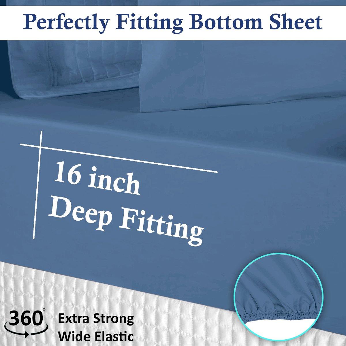 Lavish Touch Cotton Bamboo 500 Thread Count Sheet Set - King Size - Kea Global