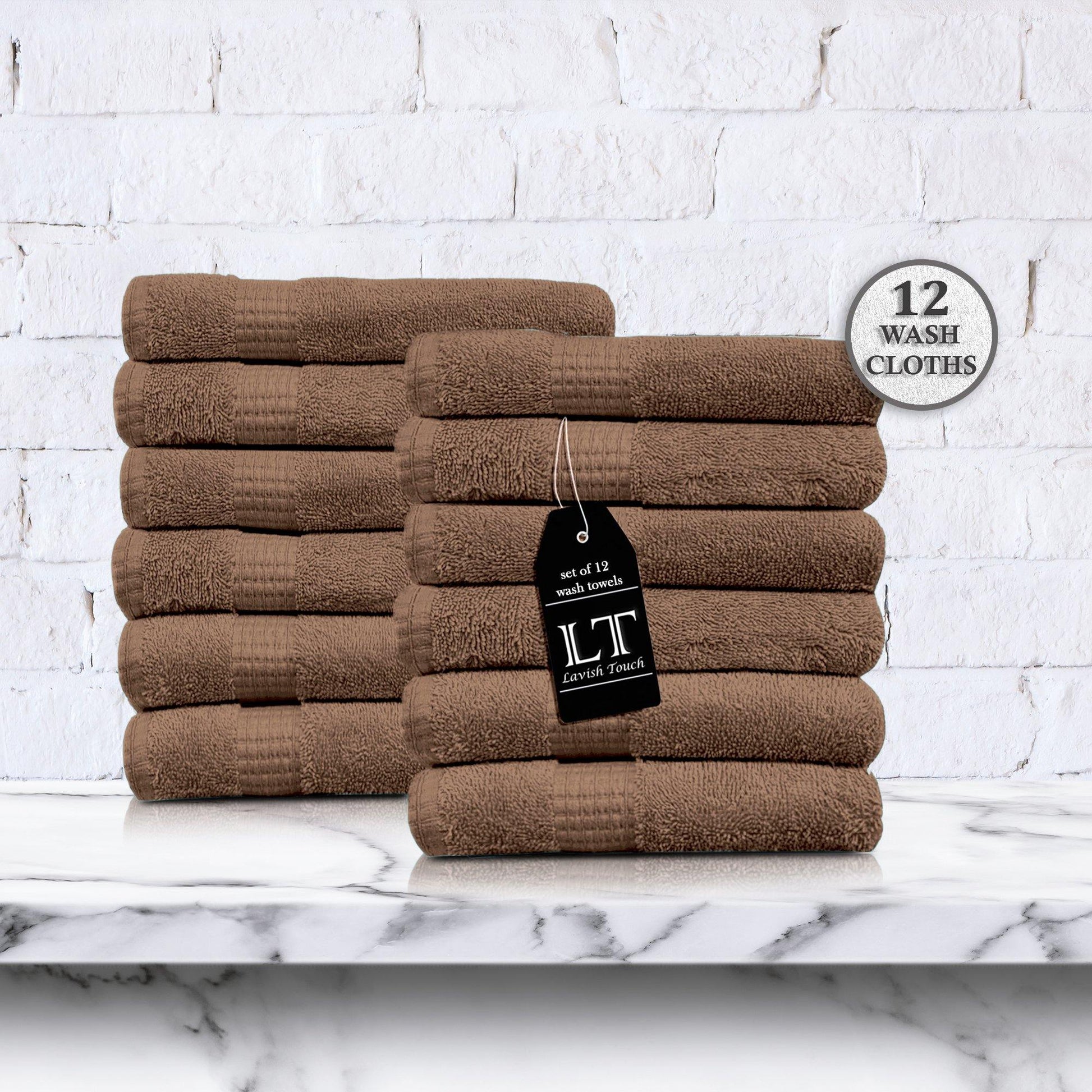 Lavish Touch 100% Cotton 600 GSM Melrose Towel Set - Kea Global