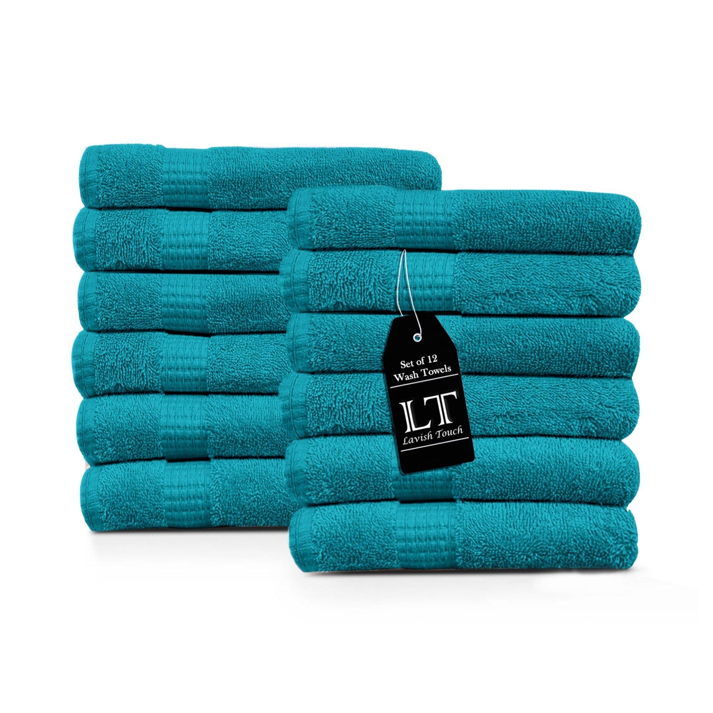 Lavish Touch 100% Cotton 600 GSM Melrose Towel Set - Kea Global