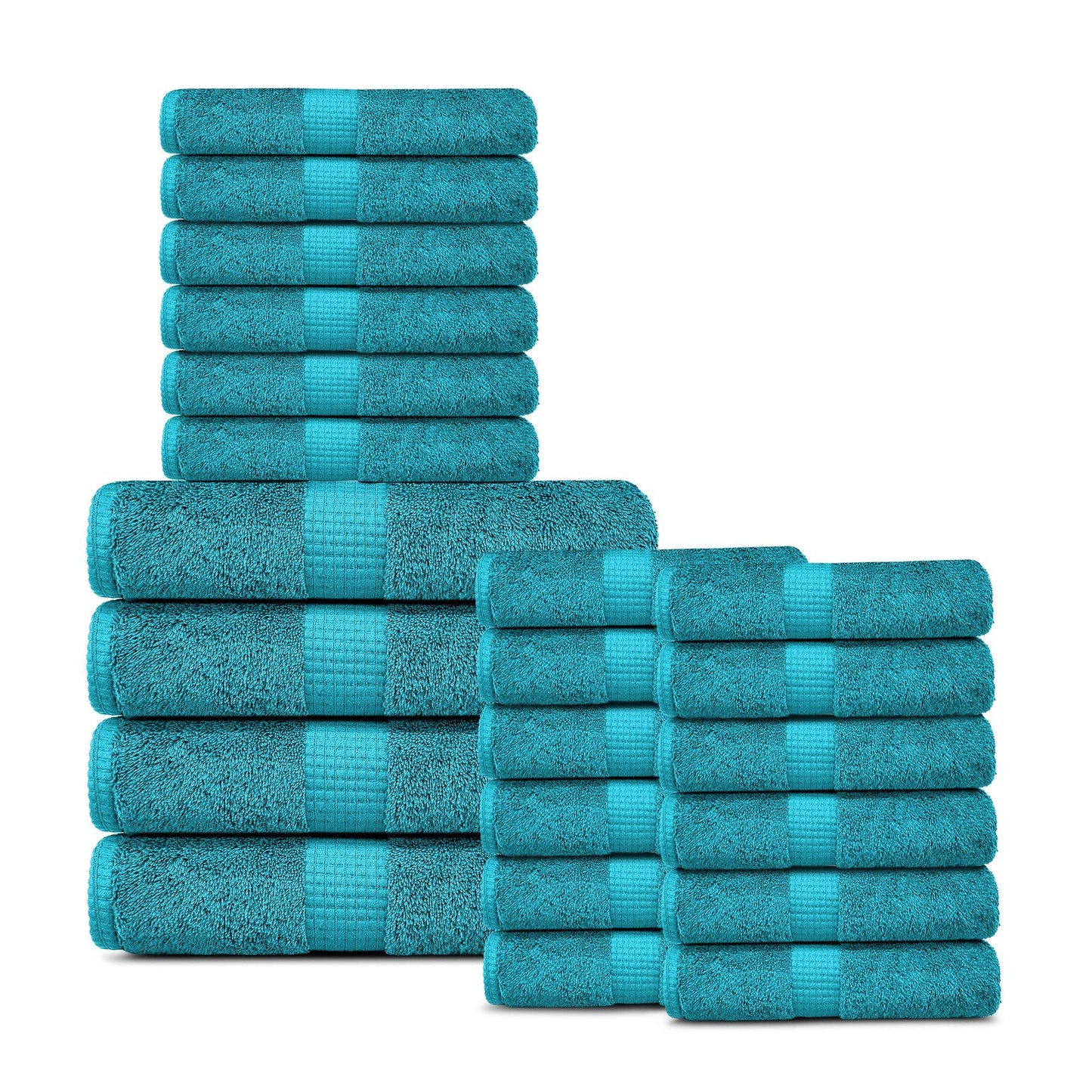 Lavish Touch 100% Cotton 600 GSM Melrose Towel Set - Kea Global