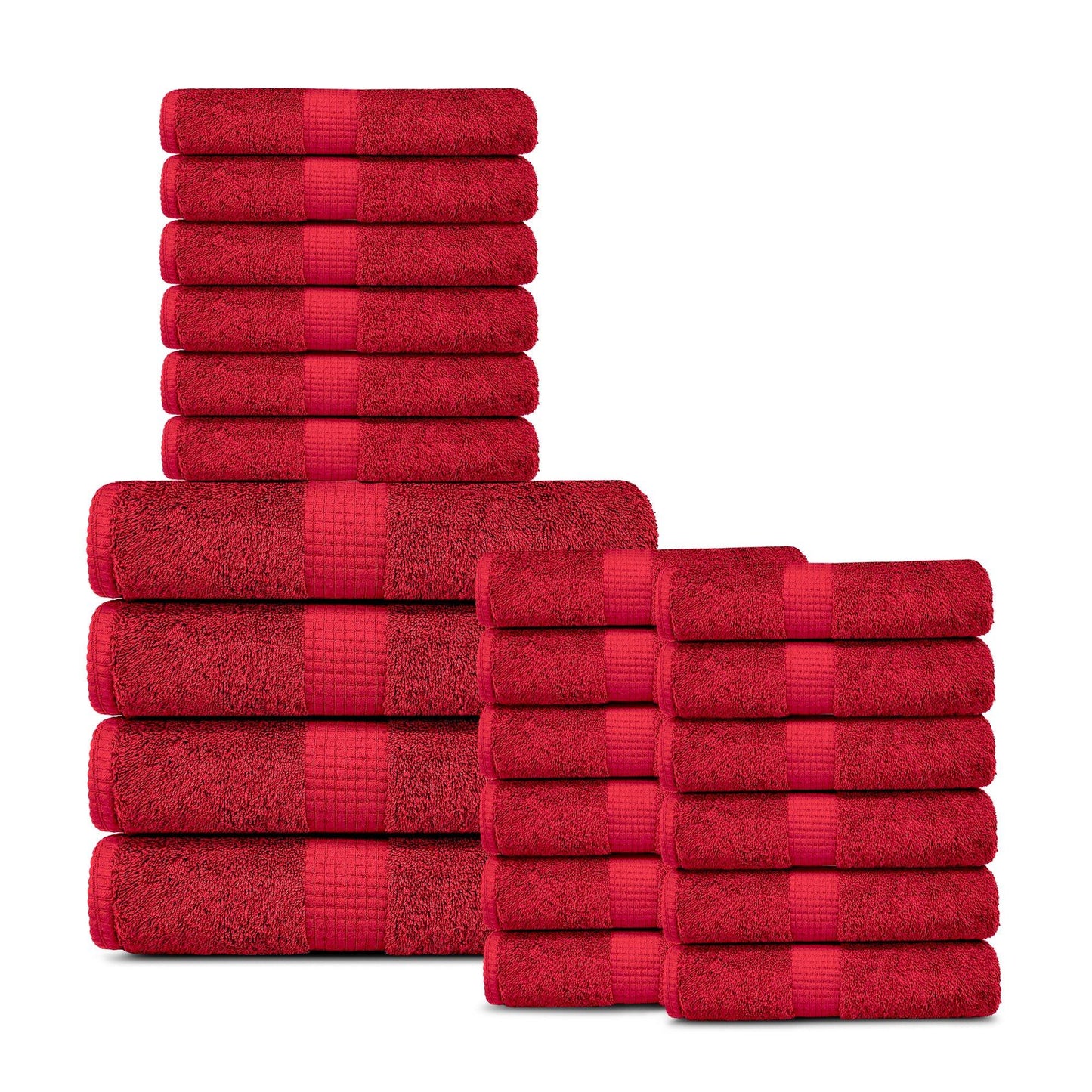 Lavish Touch 100% Cotton 600 GSM Melrose Towel Set - Kea Global