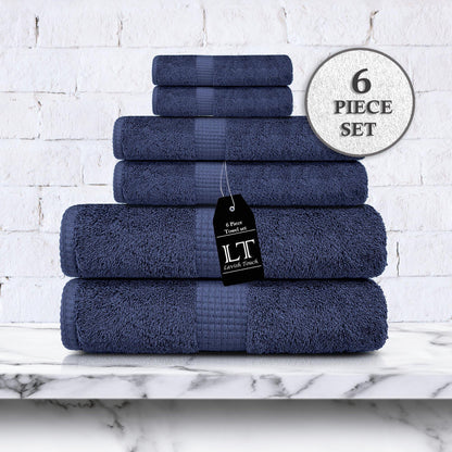 Lavish Touch 100% Cotton 600 GSM Melrose Towel Set - Kea Global