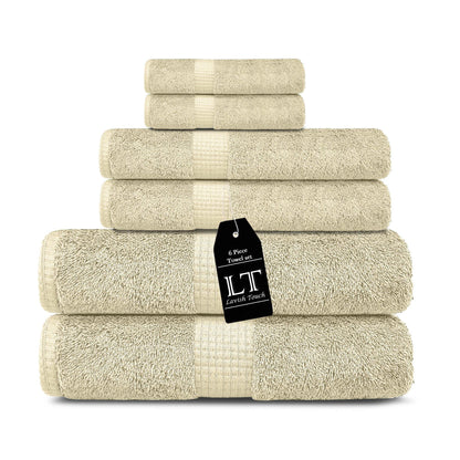 Lavish Touch 100% Cotton 600 GSM Melrose Towel Set - Kea Global