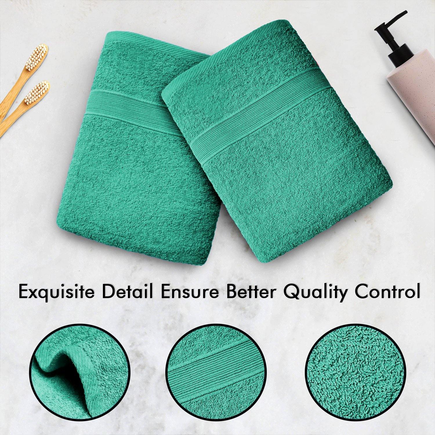 Lavish Touch 400 GSM 100% Cotton 4 Pack Bath Sheets Set - Kea Global