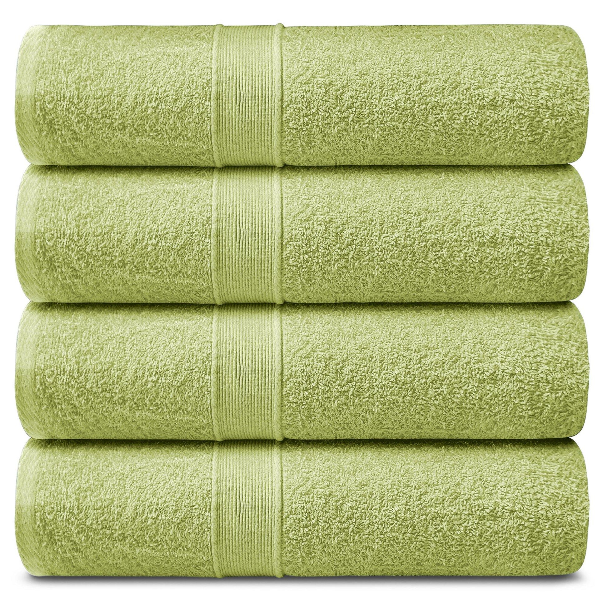 Lavish Touch 400 GSM 100% Cotton 4 Pack Bath Sheets Set - Kea Global