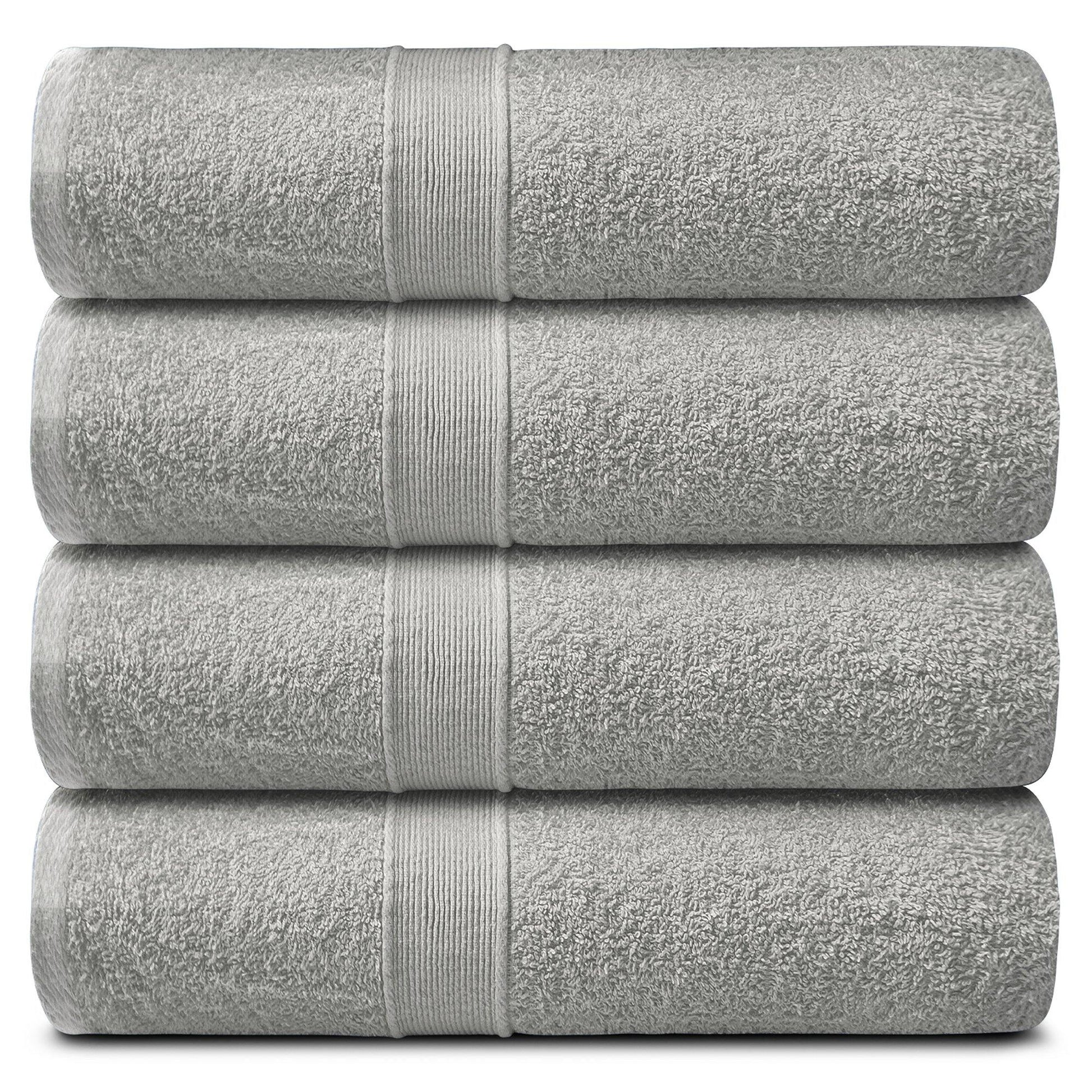Lavish Touch 400 GSM 100% Cotton 4 Pack Bath Sheets Set - Kea Global