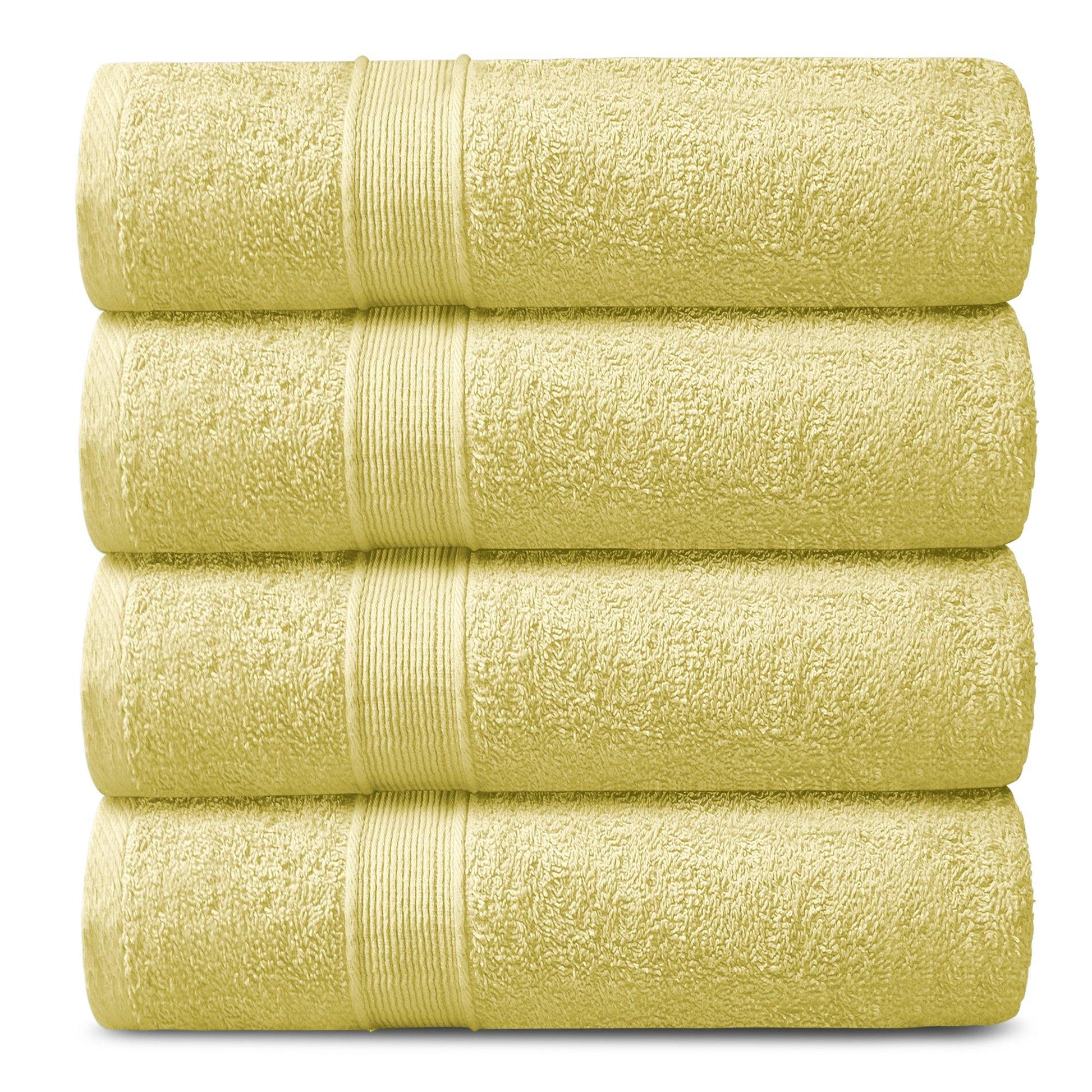 Lavish Touch 400 GSM 100% Cotton 4 Pack Bath Towels Set - Kea Global