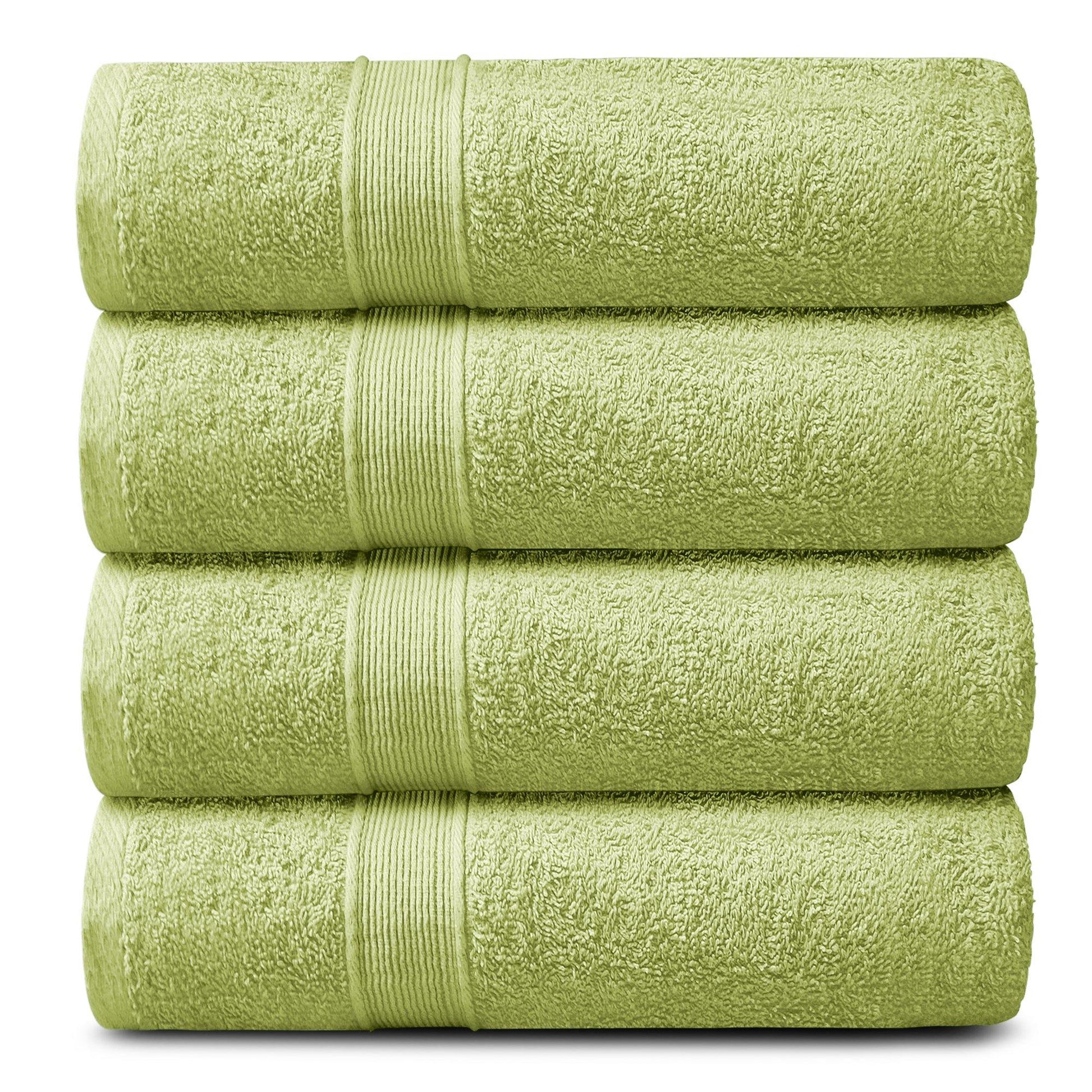 Lavish Touch 400 GSM 100% Cotton 4 Pack Bath Towels Set - Kea Global