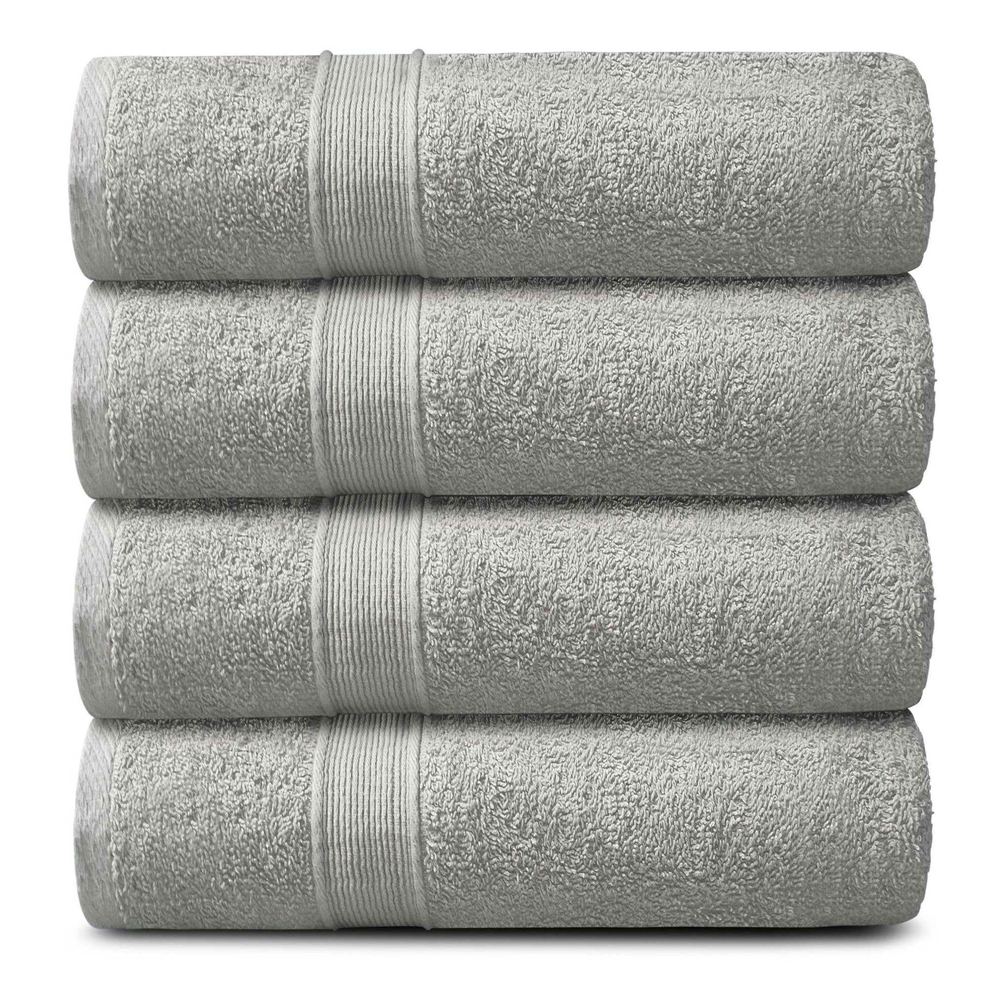 Lavish Touch 400 GSM 100% Cotton 4 Pack Bath Towels Set - Kea Global