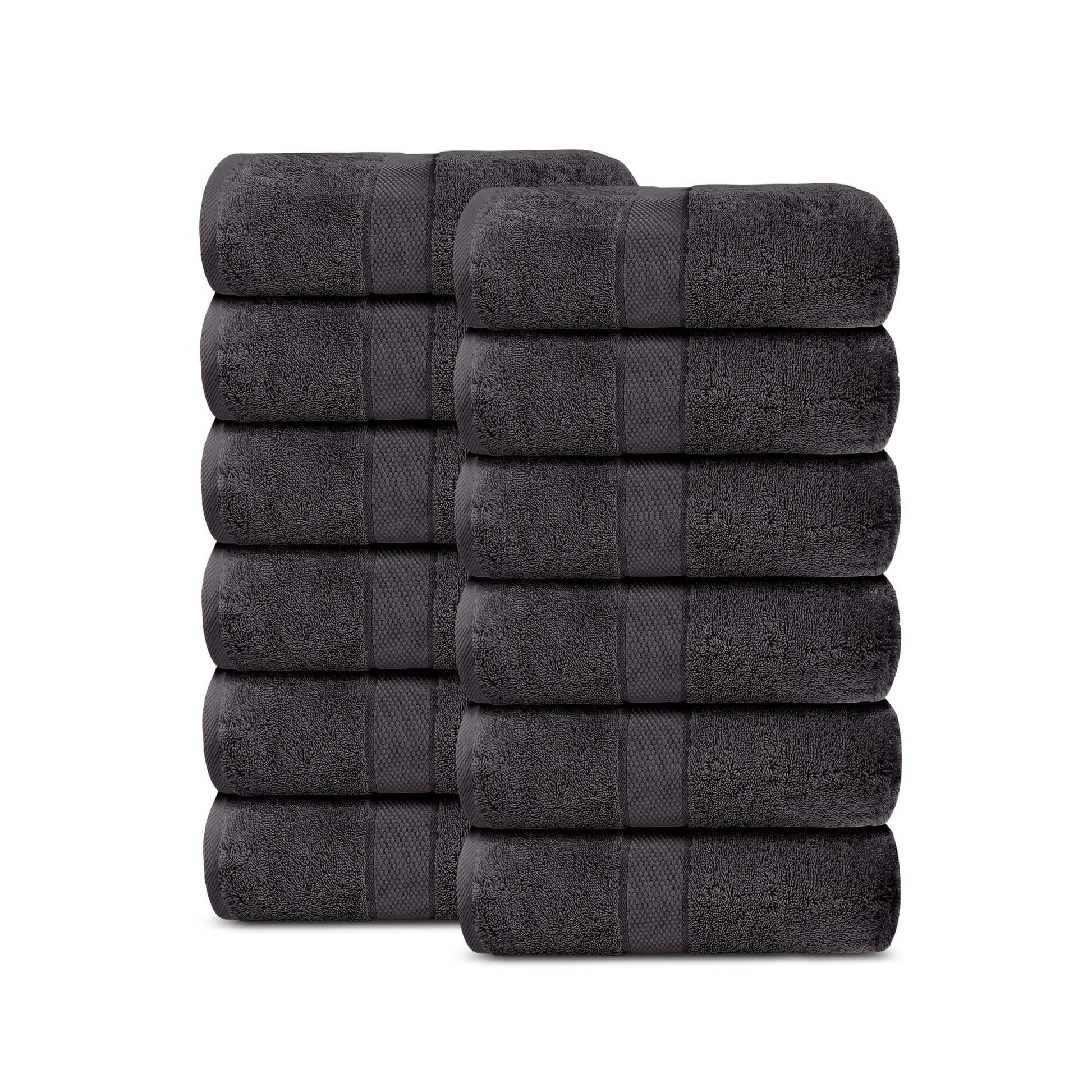 Lavish Touch 100% Cotton 600 GSM Aerocore Pack of 12 Face Towels - Kea Global