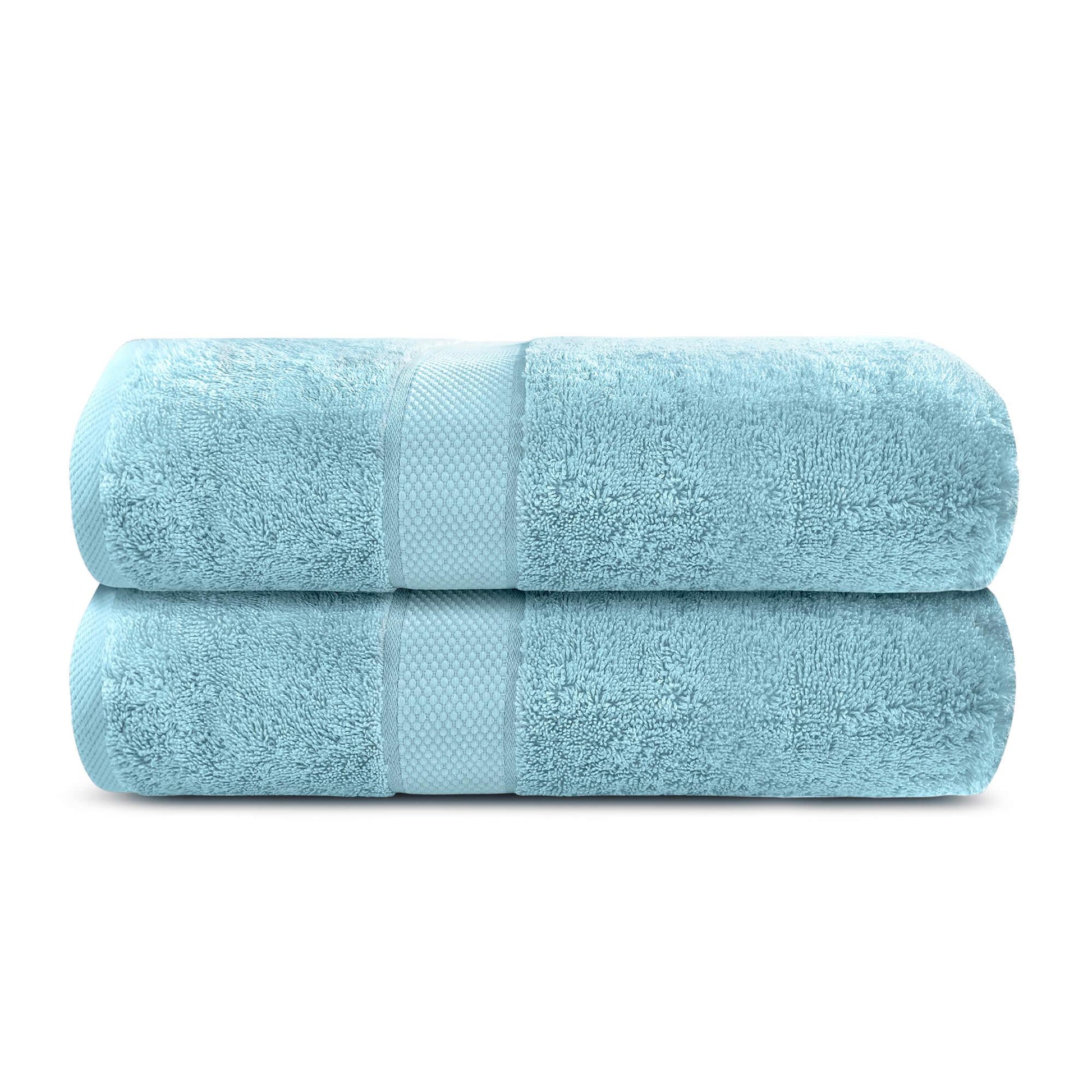 Lavish Touch 100% Cotton 600 GSM Aerocore Pack of 2 Bath Sheets - Kea Global