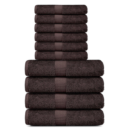 Lavish Touch Melrose 600 GSM 100% Cotton Ultra Soft Set of 10 Towels - Kea Global