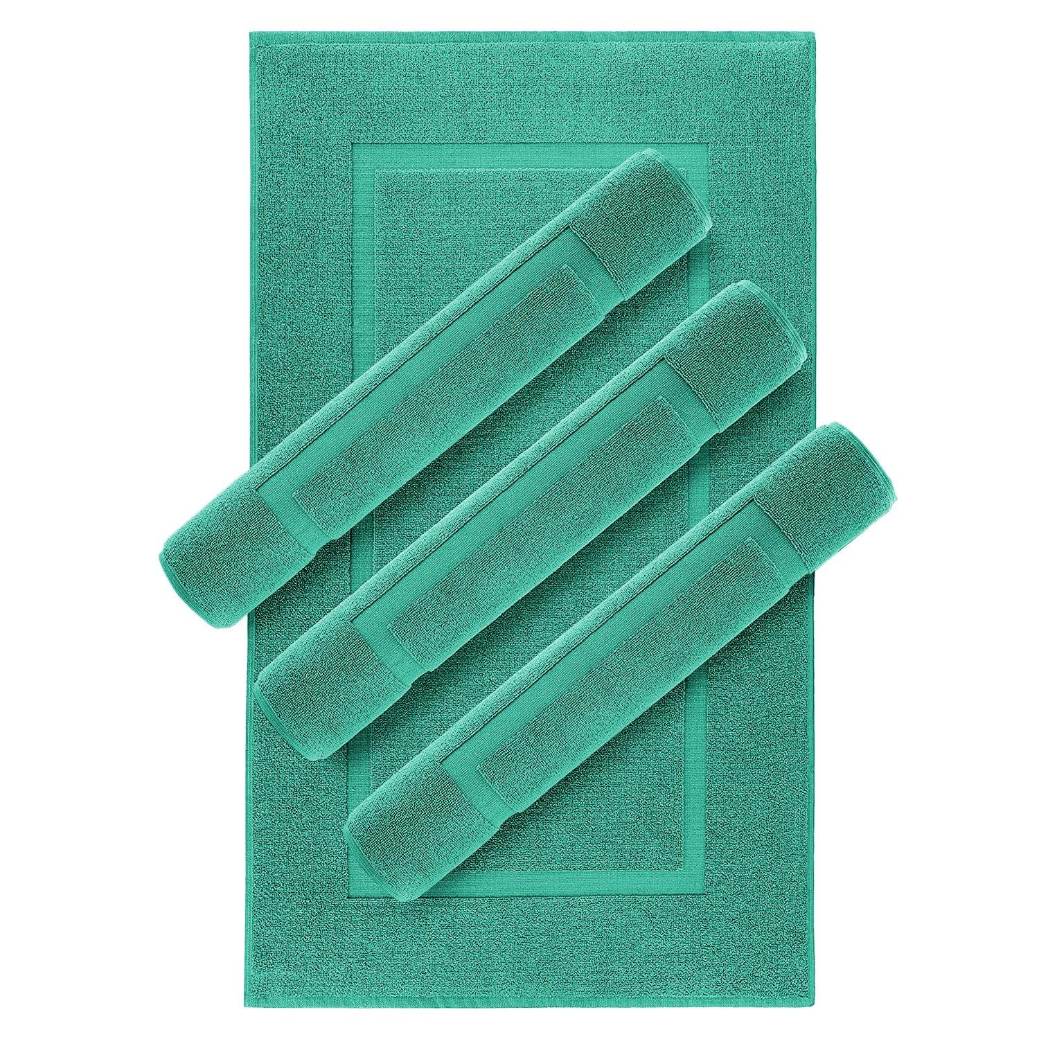 Lavish Touch 100% Ring Spun Cotton 600 GSM Pack of 24 Bath Mats - Kea Global