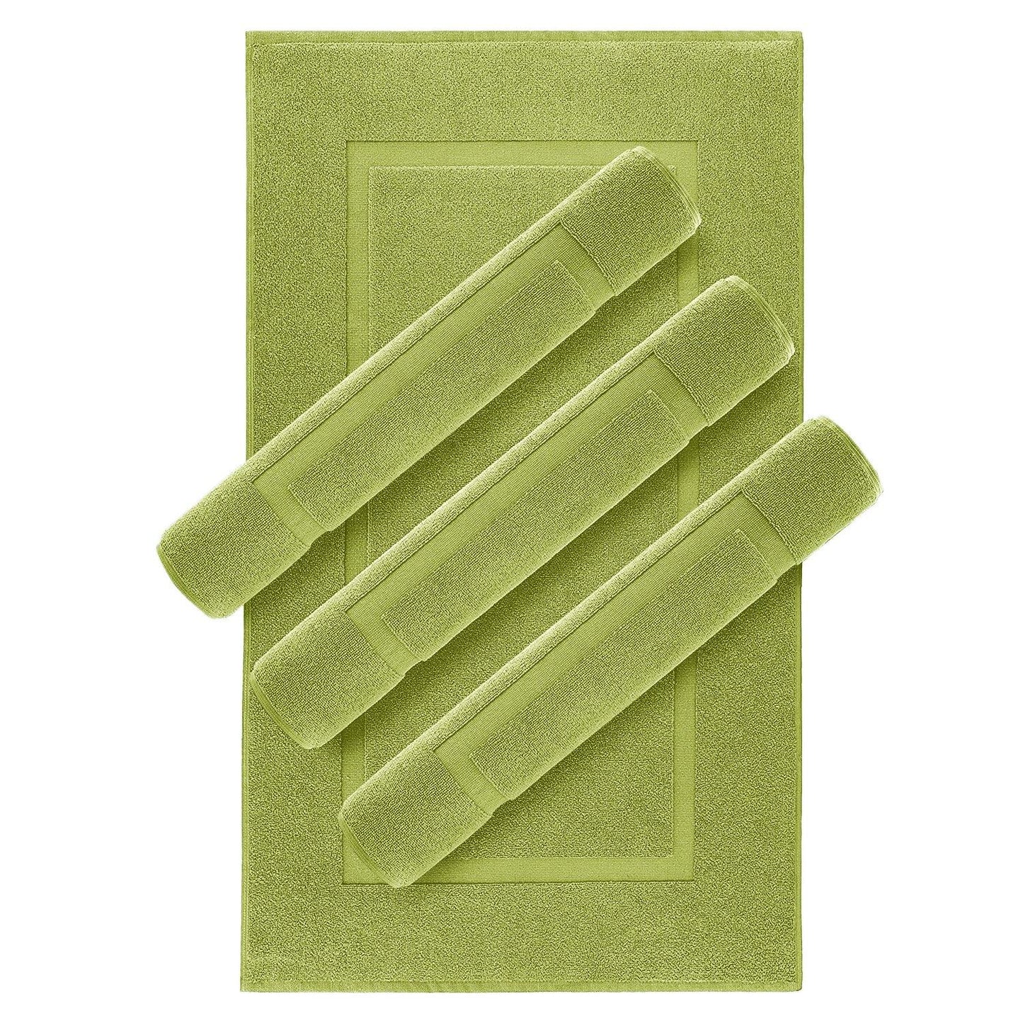 Lavish Touch 100% Ring Spun Cotton 600 GSM Pack of 24 Bath Mats - Kea Global