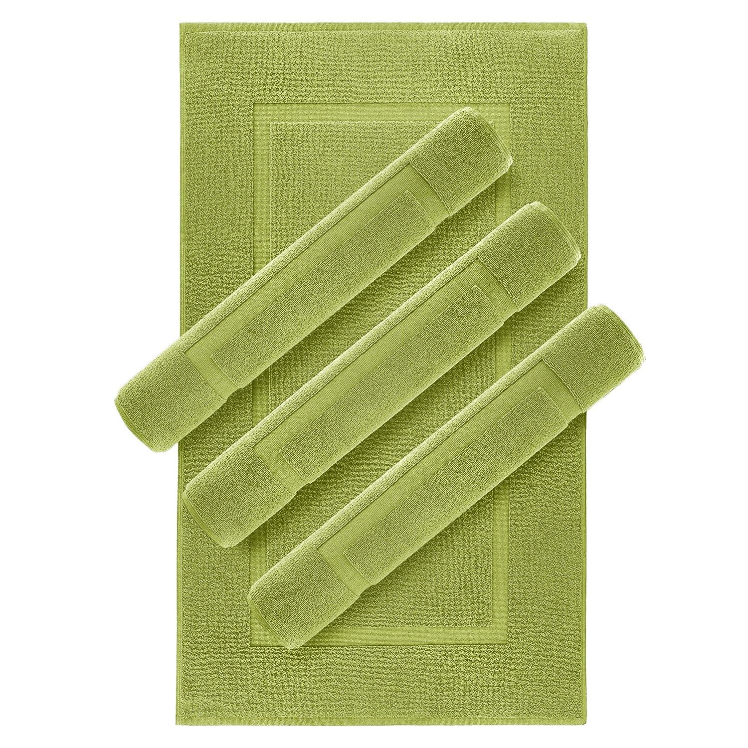 Lavish Touch 100% Ring Spun Cotton 600 GSM Pack of 24 Bath Mats - Kea Global