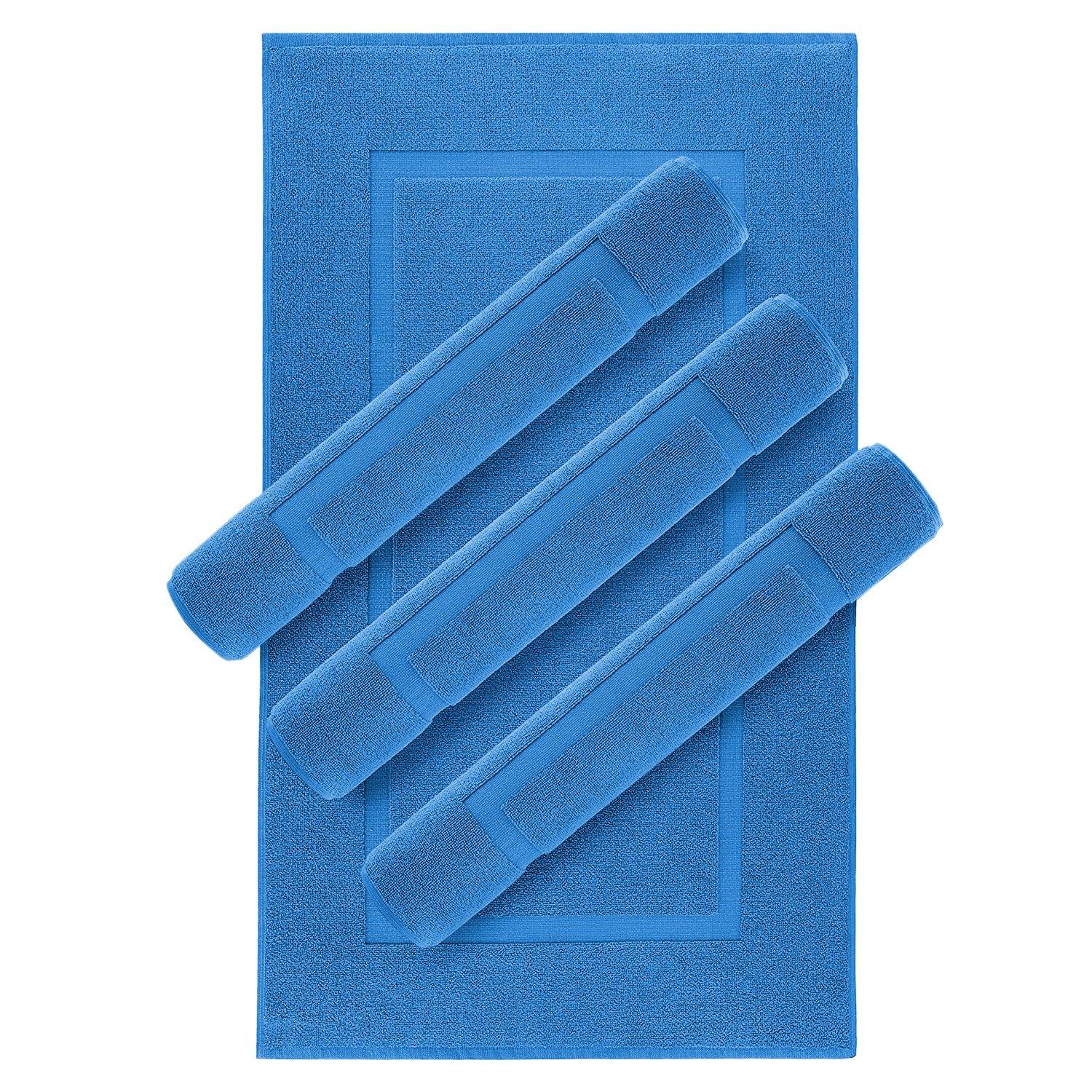 Lavish Touch 100% Ring Spun Cotton 600 GSM Pack of 24 Bath Mats - Kea Global