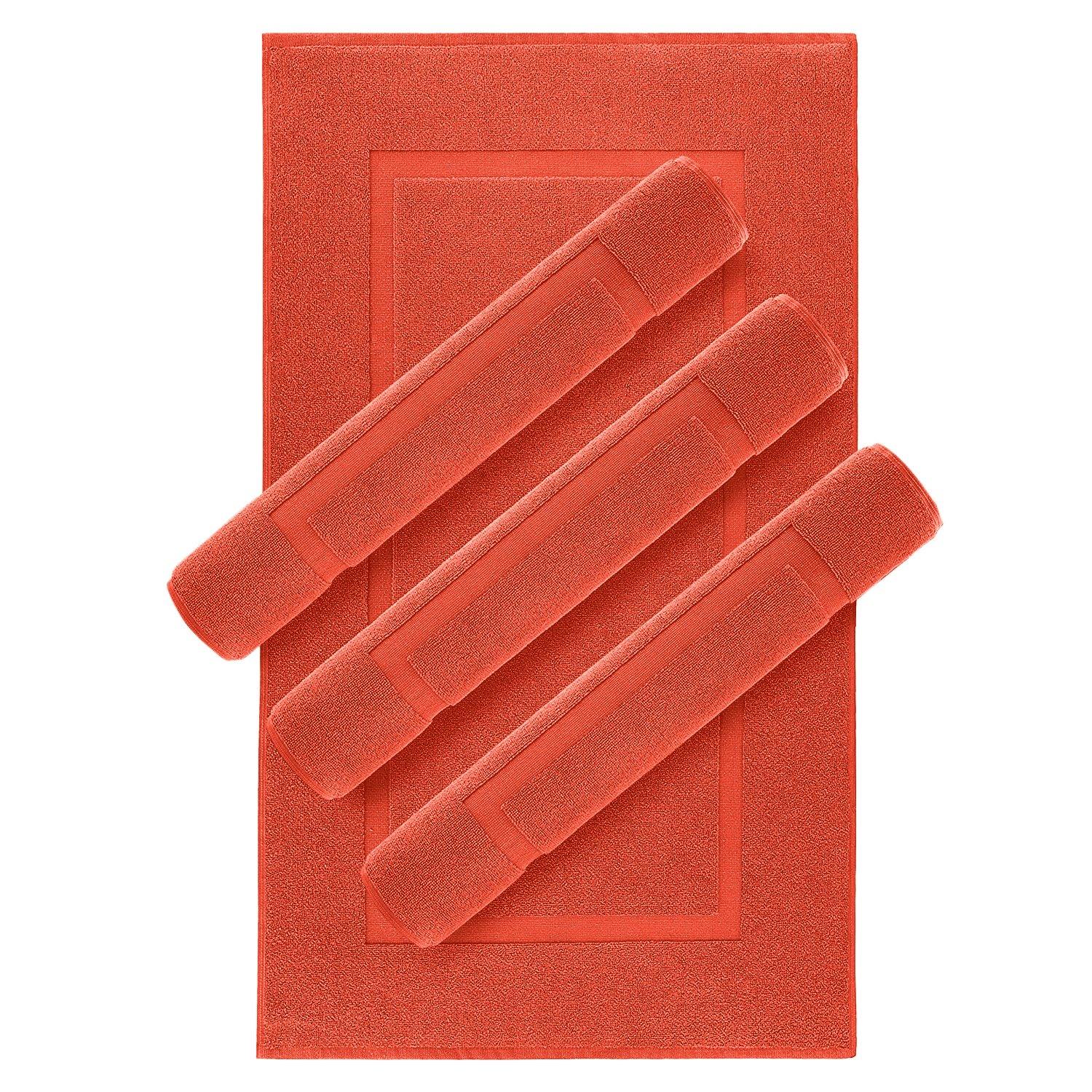 Lavish Touch 100% Ring Spun Cotton 600 GSM Pack of 24 Bath Mats - Kea Global