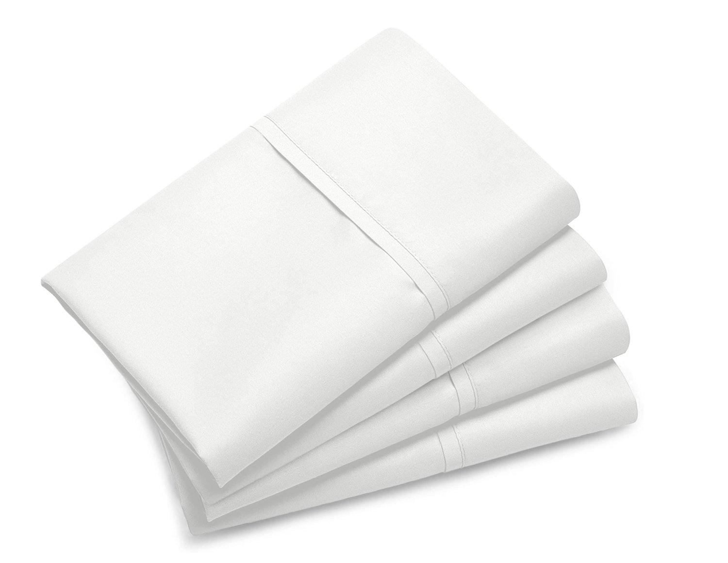 Lavish Touch Cotton TriBlend 1250 TC Fitted Sheet 16" Deep Pocket Twin XL White - Kea Global