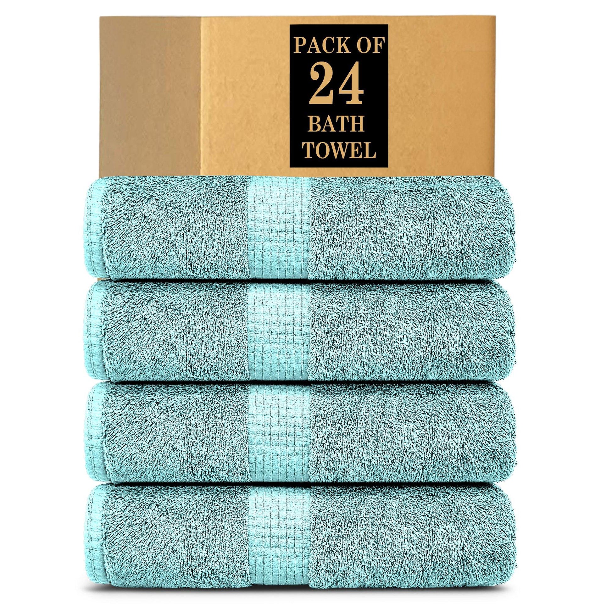 Lavish Touch 100% Cotton 600 GSM Melrose Towels - Mega Pack - Kea Global