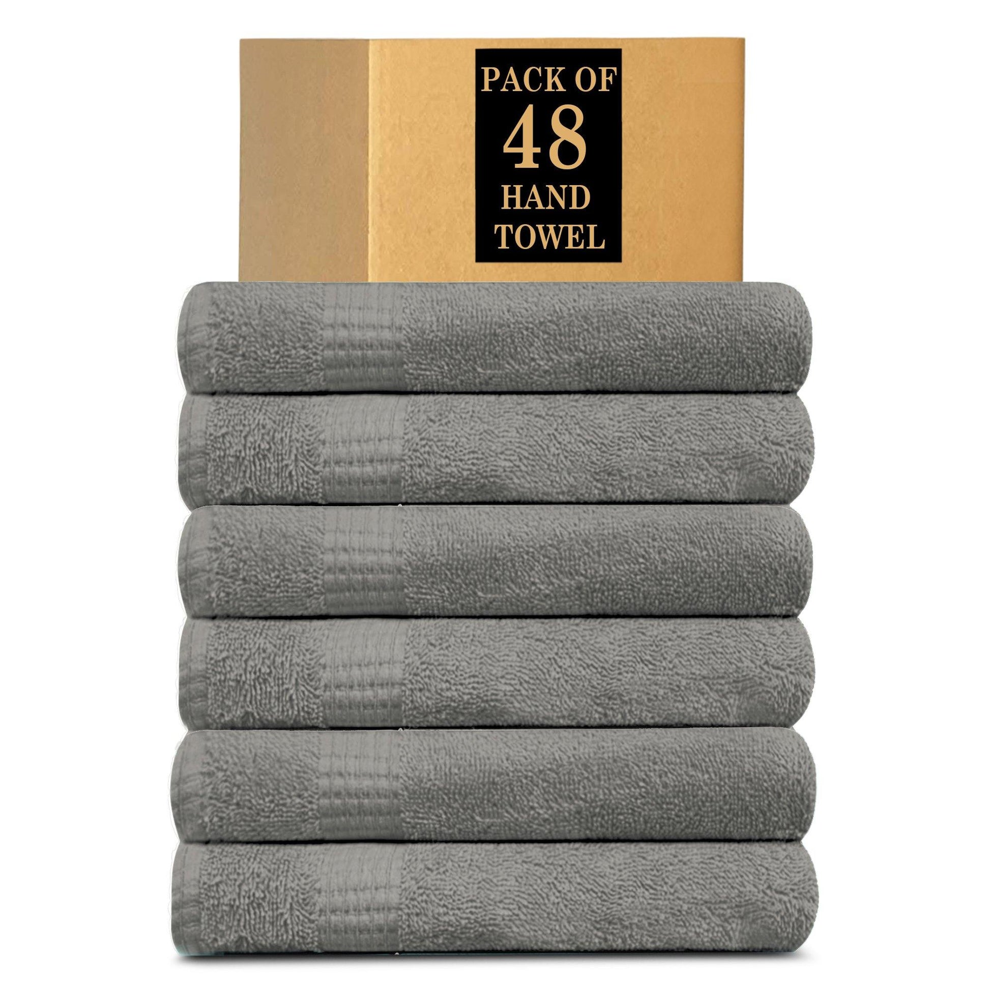 Lavish Touch Melrose 100% Cotton Luxury Hand Towels - Pack of 48 - Kea Global