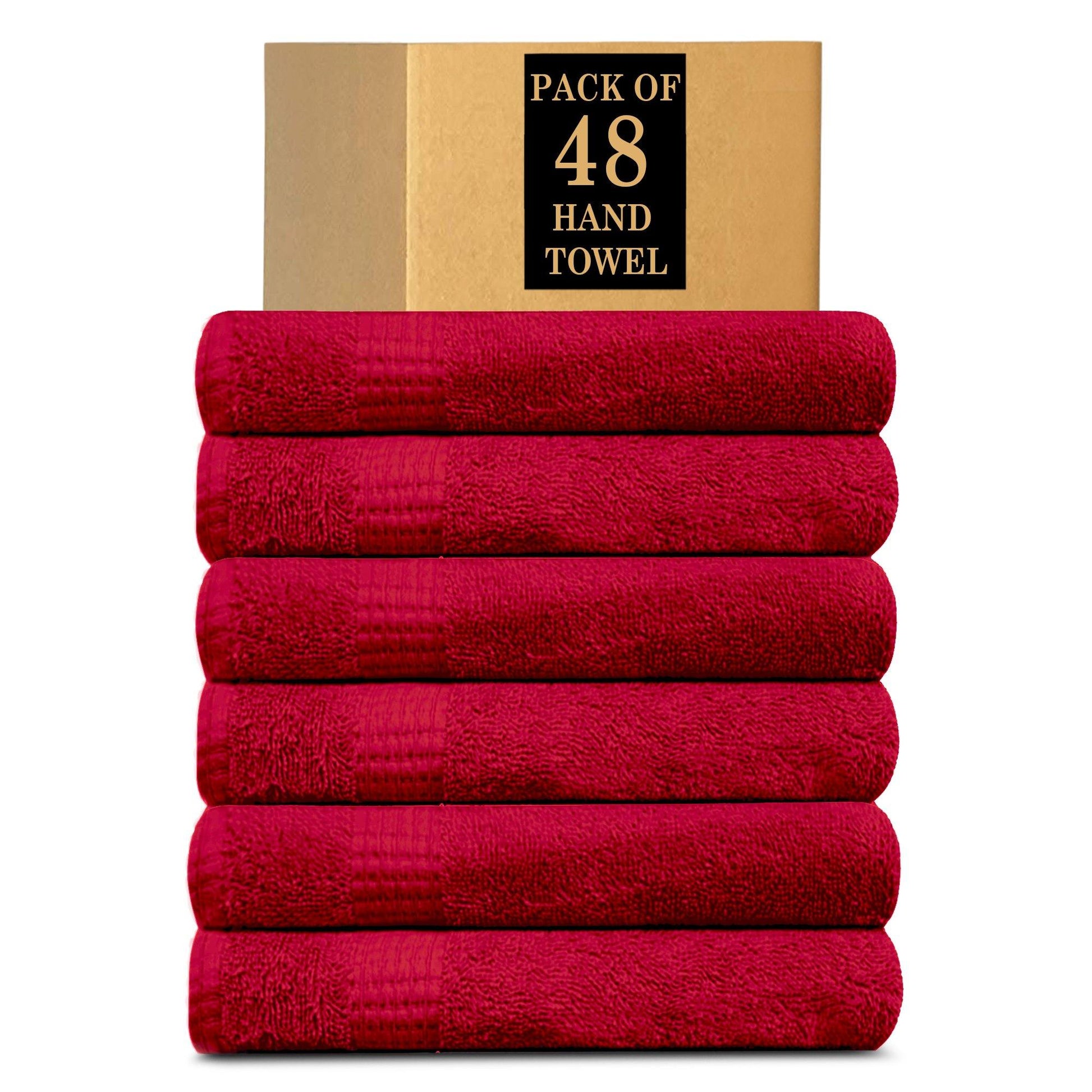 Lavish Touch Melrose 100% Cotton Luxury Hand Towels - Pack of 48 - Kea Global