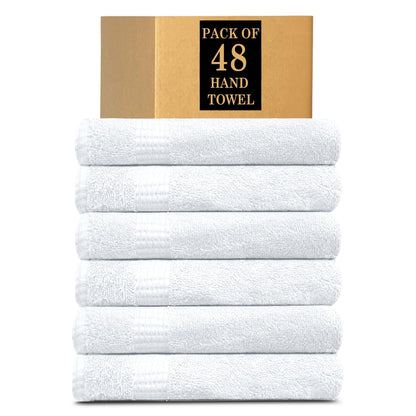 Lavish Touch Melrose 100% Cotton Luxury Hand Towels - Pack of 48 - Kea Global