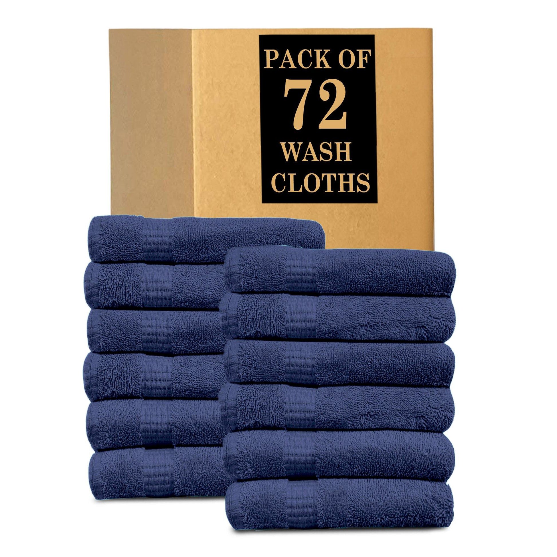 Lavish Touch Melrose 100% Cotton Luxury Wash Towels - Pack of 72 - Kea Global