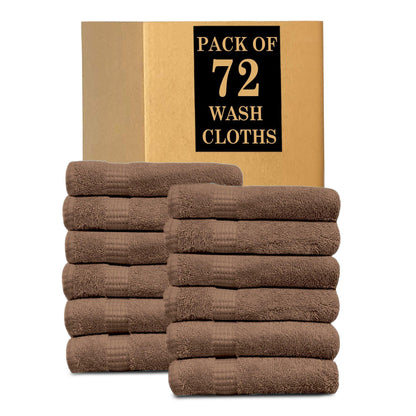 Lavish Touch Melrose 100% Cotton Luxury Wash Towels - Pack of 72 - Kea Global
