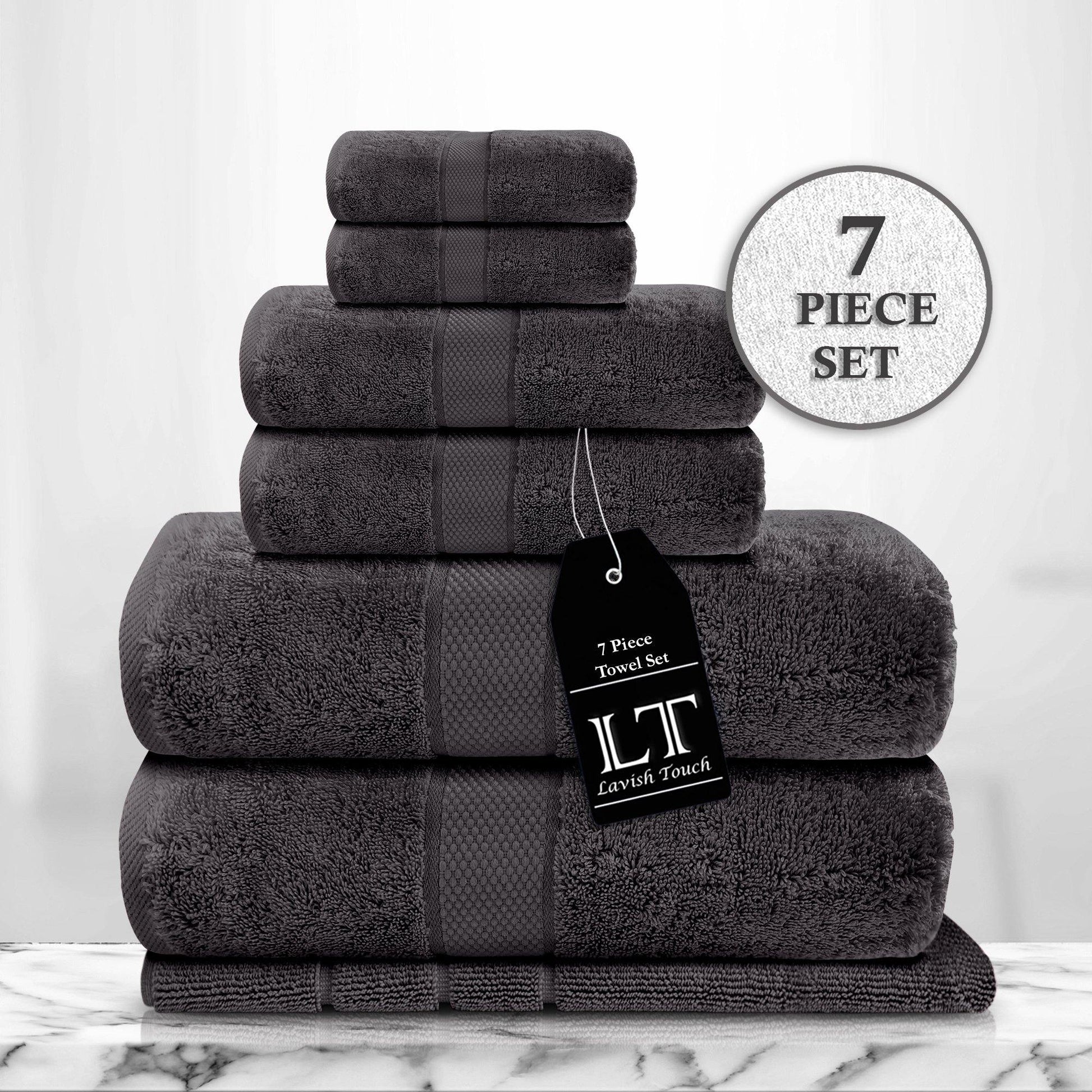 Lavish Touch 100% Cotton 600 GSM Aerocore Towels and Sheets - Kea Global