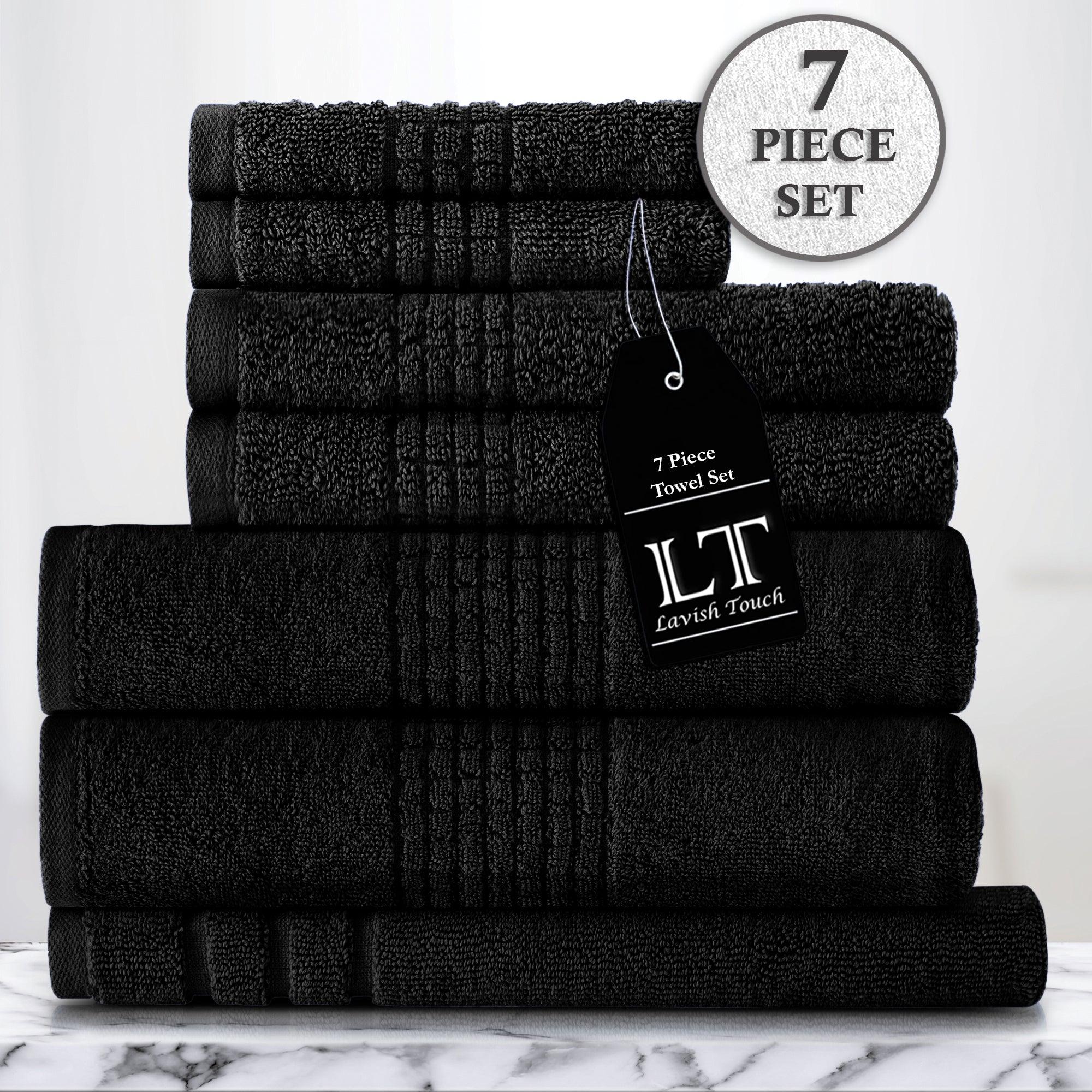 Lavish Touch 100% Cotton 700 GSM Zero Twist Towels - Lavish Touch