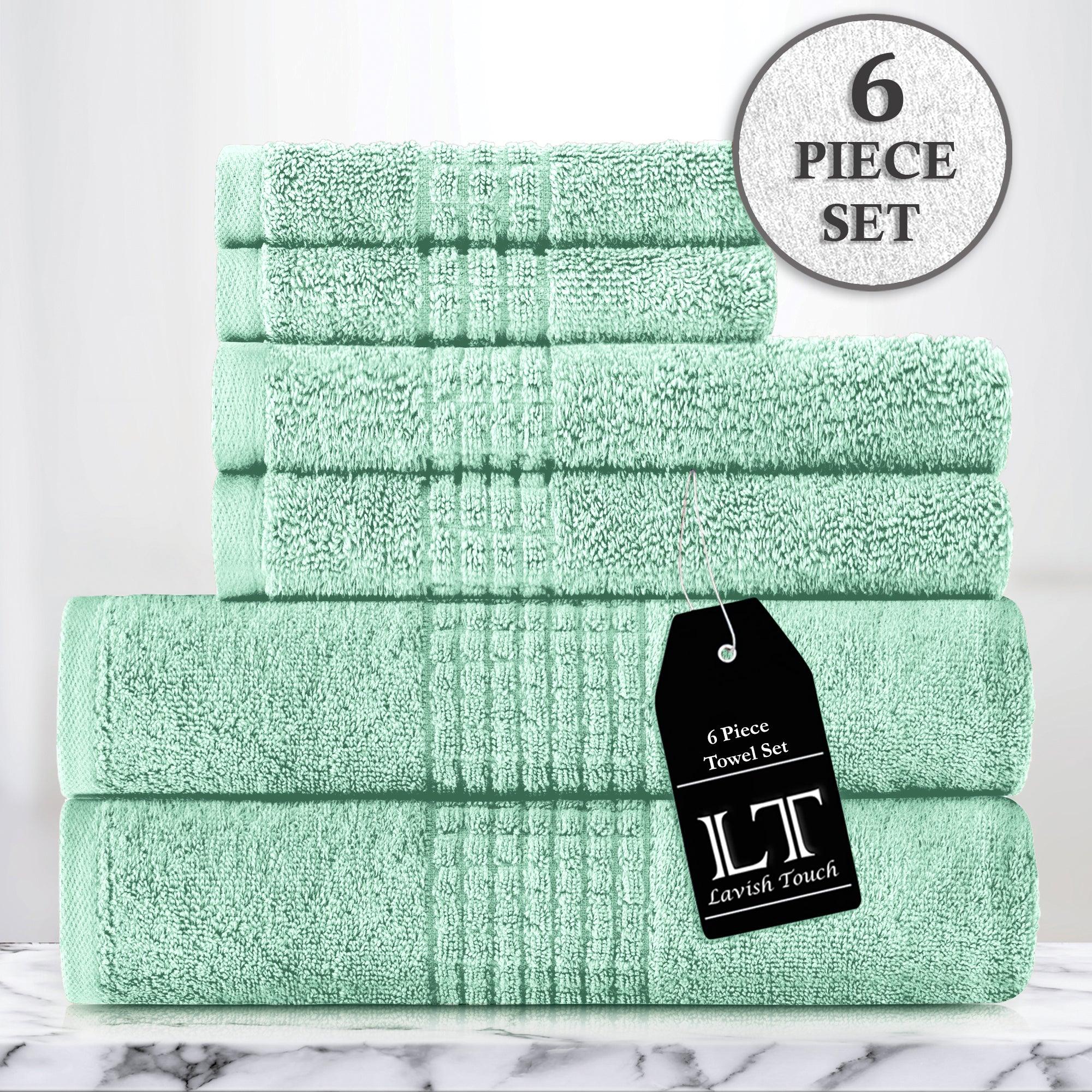 Lavish Touch 100% Cotton 700 GSM Zero Twist Towels - Lavish Touch