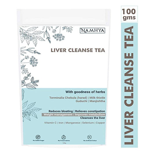 Namhya Liver cleanse Tea with Harad Milk Thistle (100g Pack of 1) - Kea Global