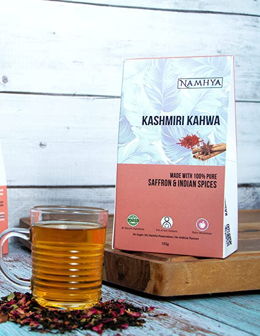 Namhya Kashmiri Kahwa with Pure Saffron (100G) - Kea Global