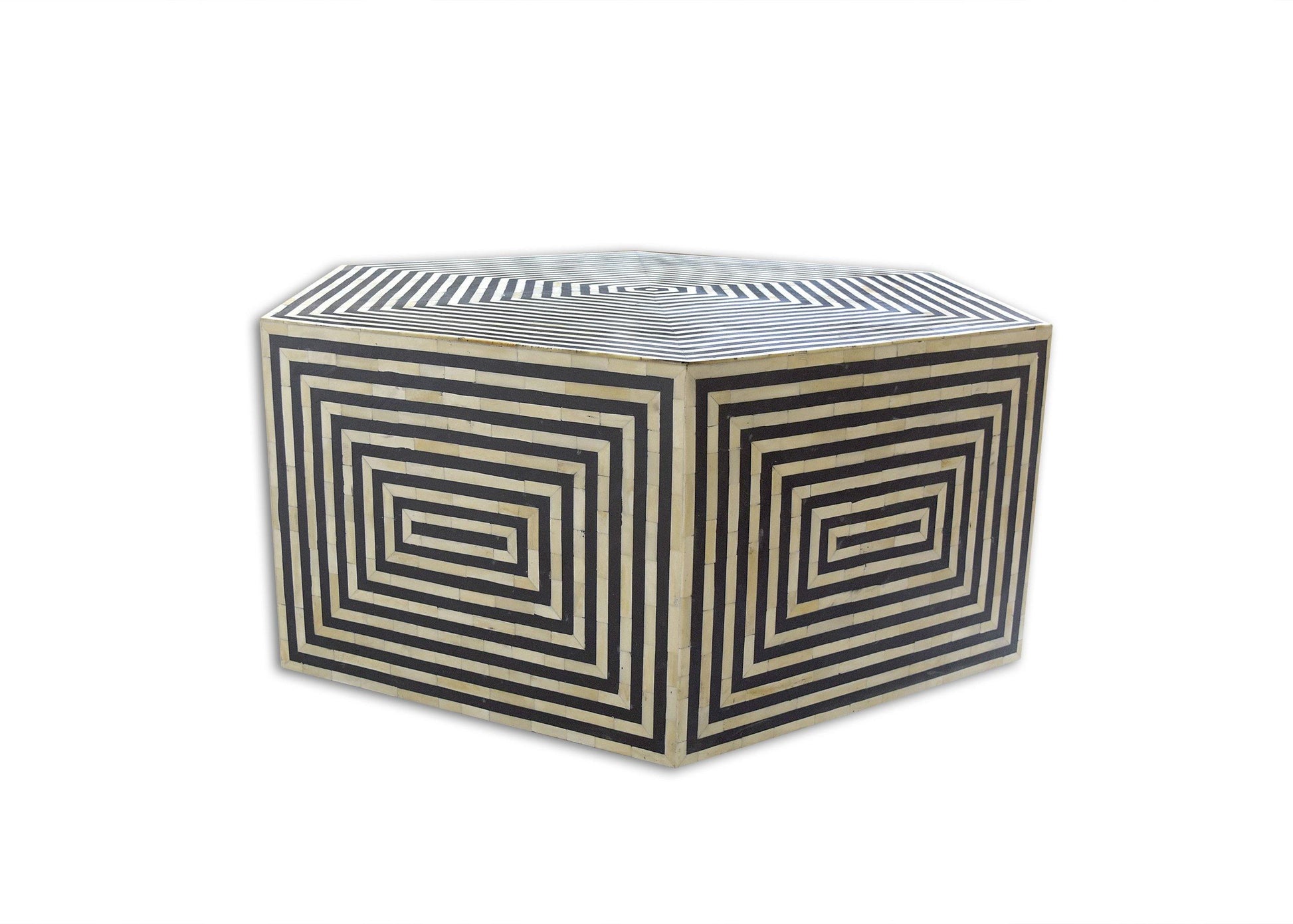 Lavish Touch Venis Coffee Table - Bone Inlay - Kea Global