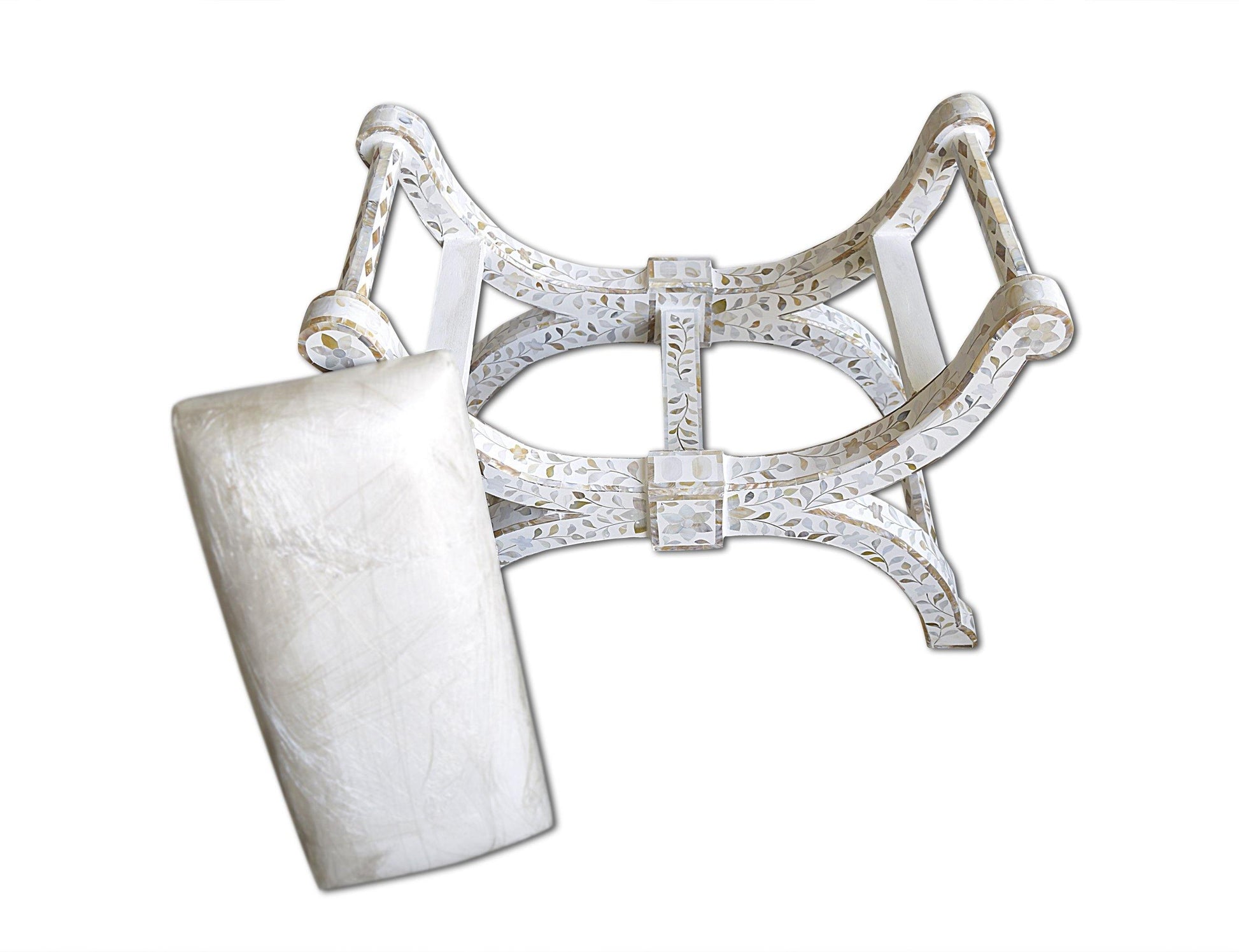 Lavish Touch Marbelle Chair - Mother of Pearl Inlay - Kea Global