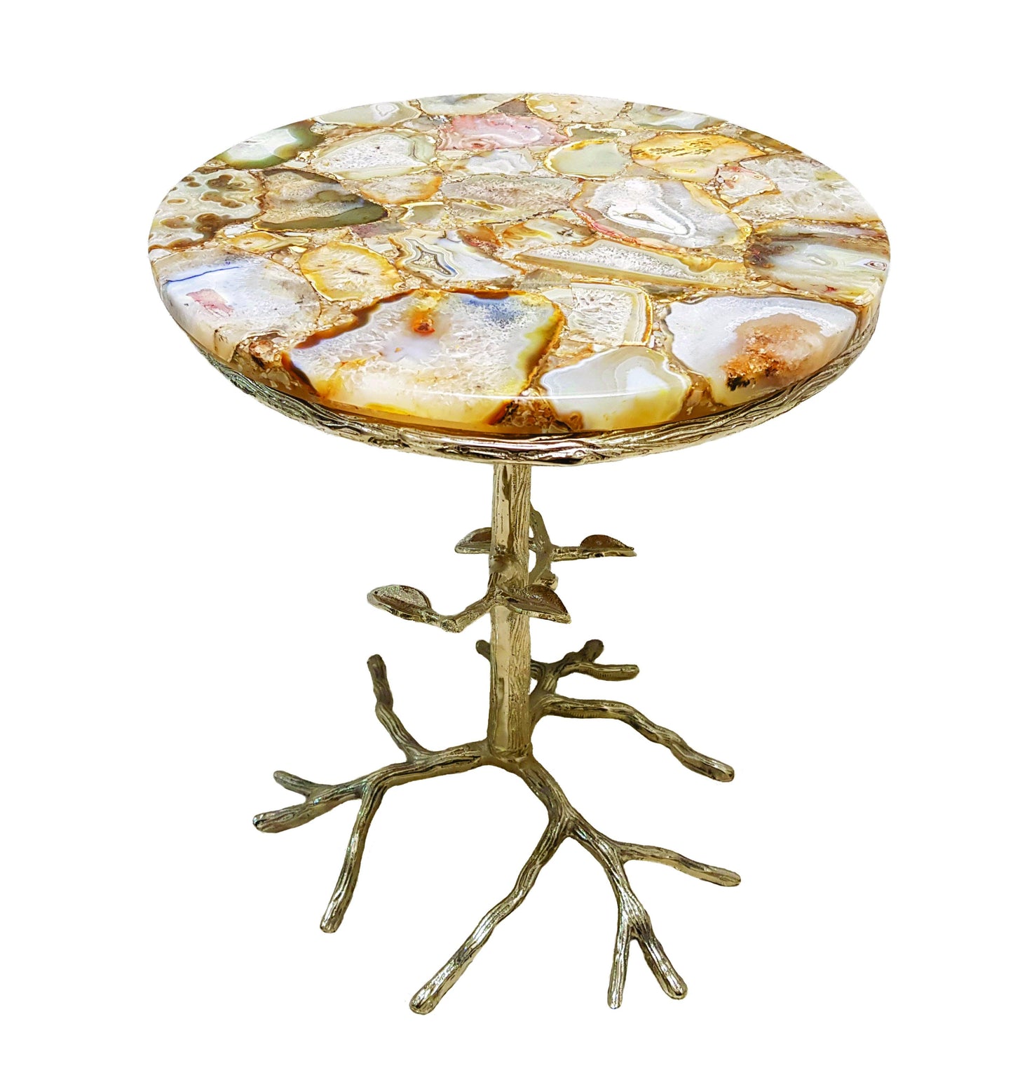 Lavish Touch Ayla Table - Agate Stone - Kea Global