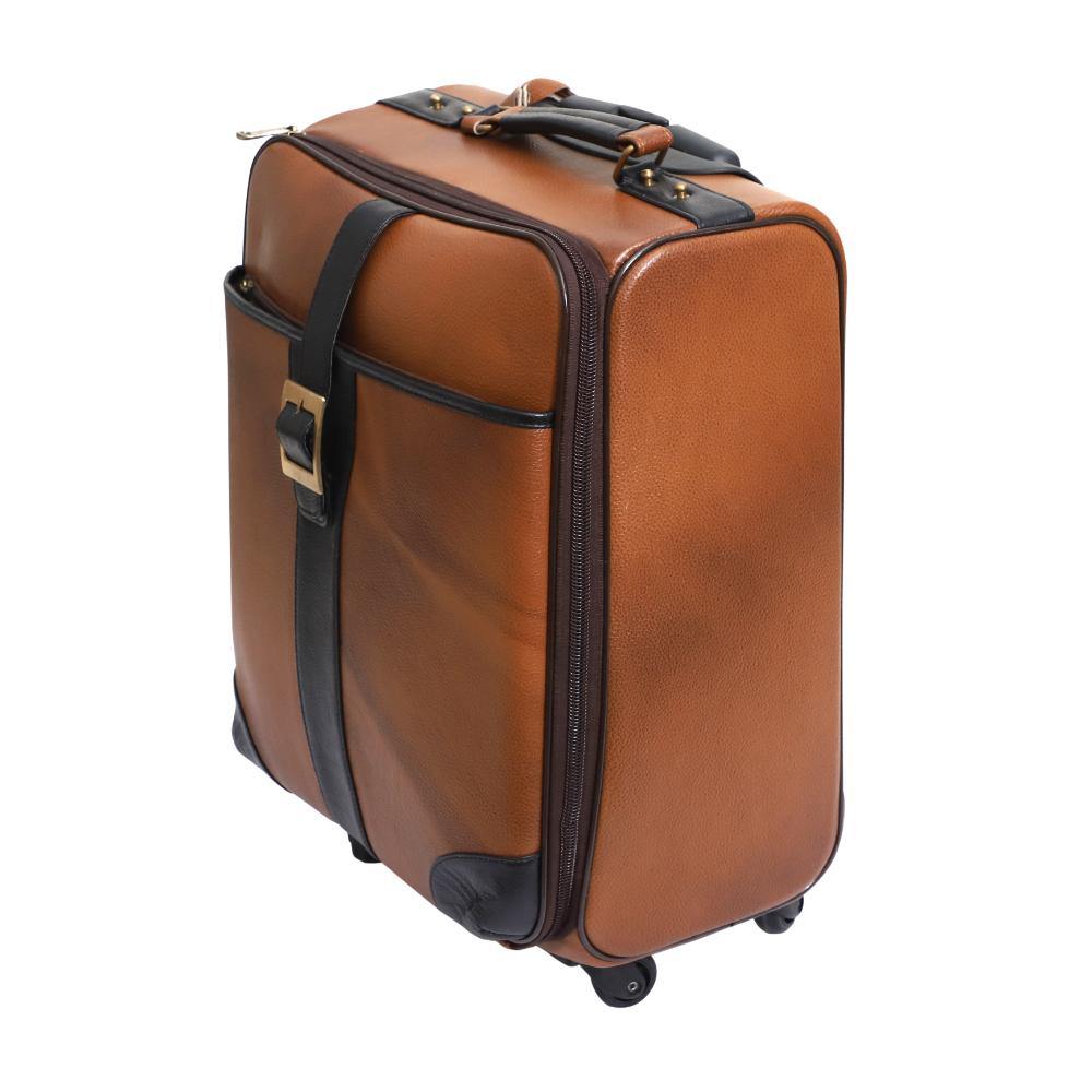 Lavish Touch Mulford Trolley Bag
 Leather - Tan - Kea Global