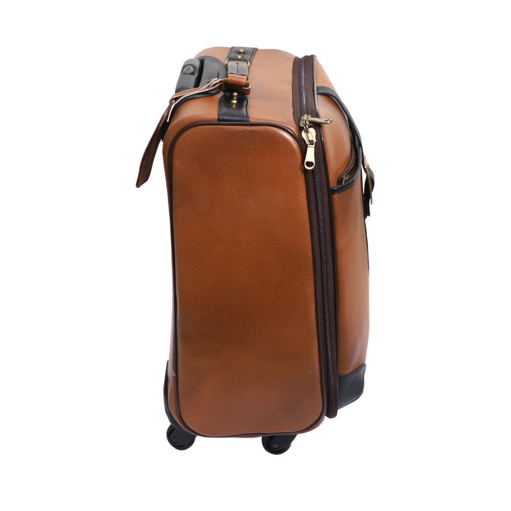 Lavish Touch Mulford Trolley Bag
 Leather - Tan - Kea Global