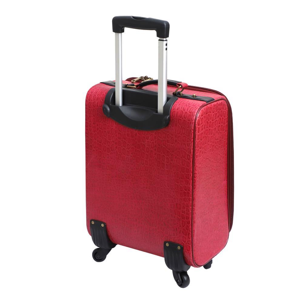 Lavish Touch Mulford Trolley Bag
 Leather - Red - Kea Global