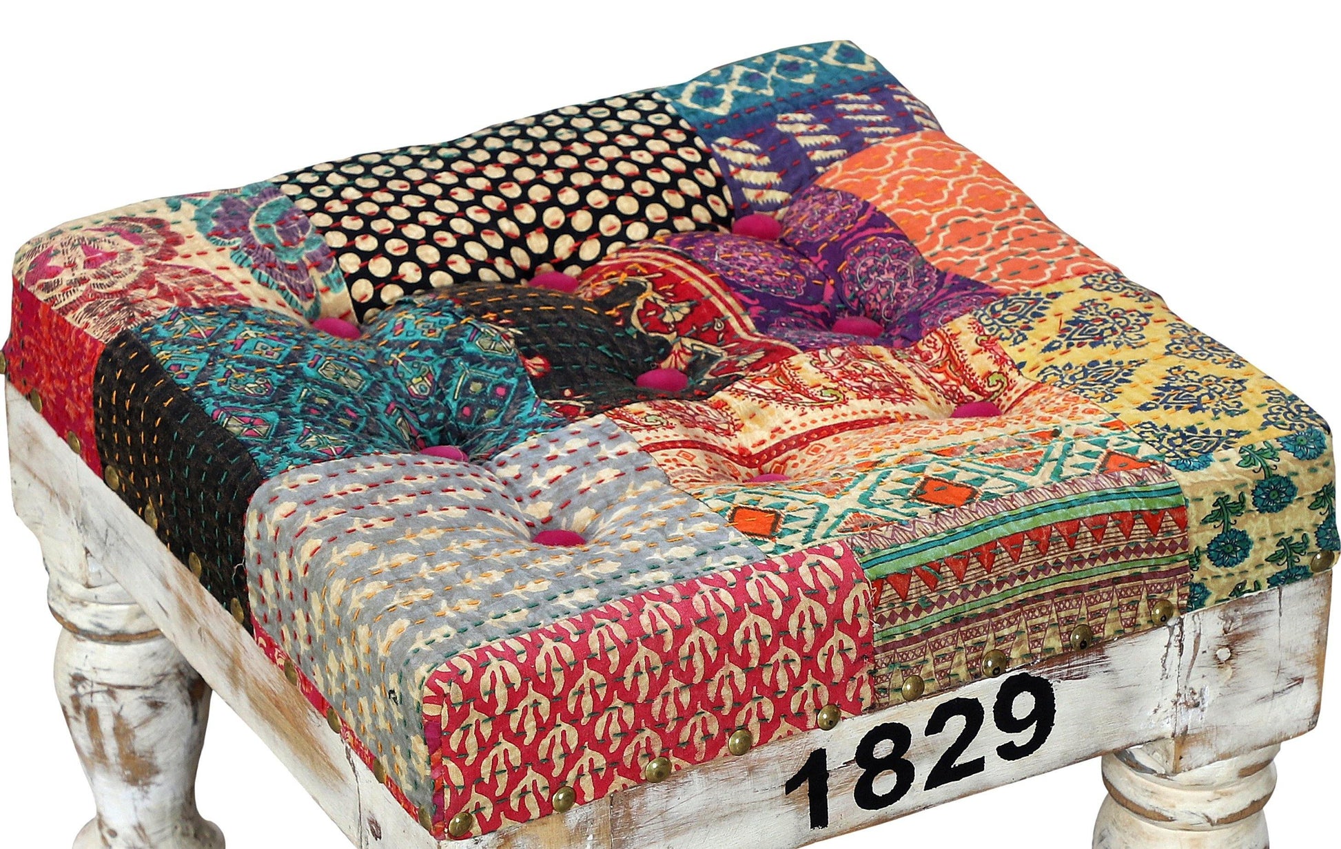 Lavish Touch Selma Ottoman - Kea Global