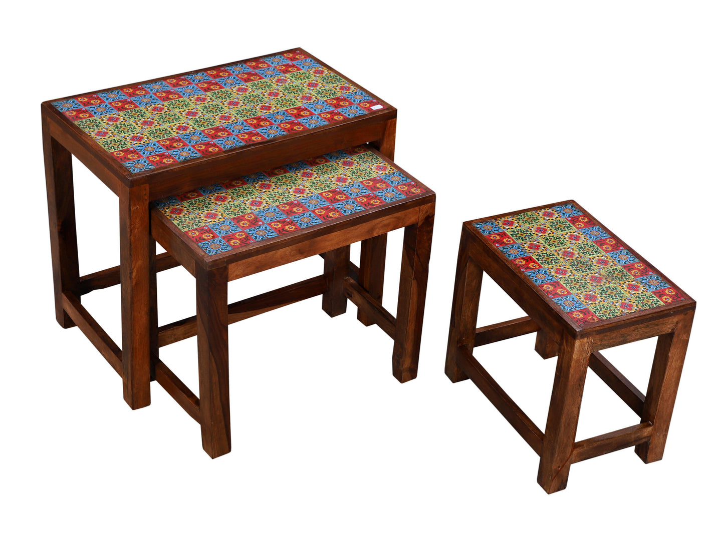 Lavish Touch Neptune Nested Stool Set - Kea Global