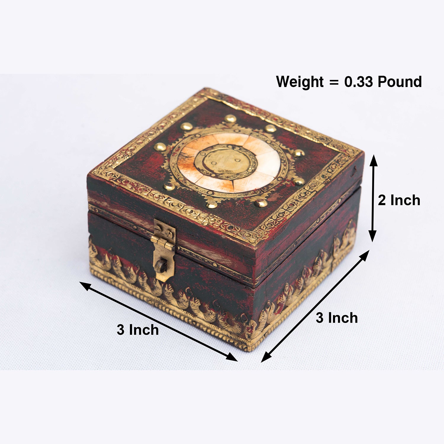 Lavish Touch Checkso Box - Bone Inlay - Kea Global