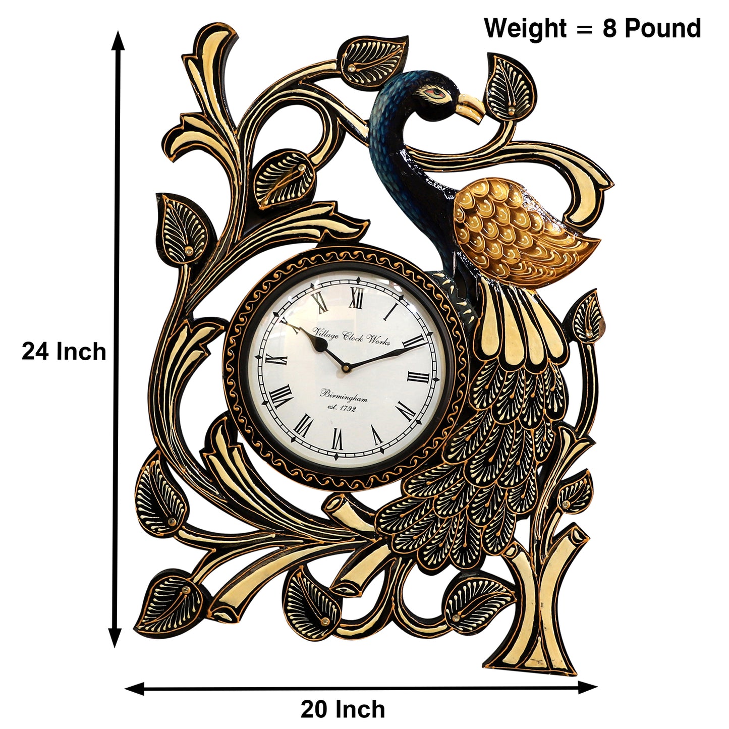 Lavish Touch Nelso Clock - Kea Global