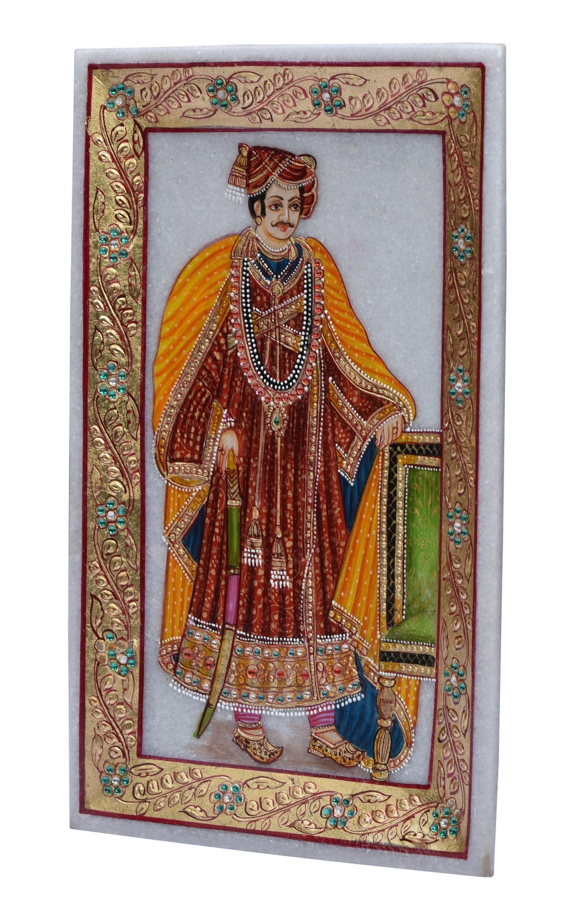 Lavish Touch Mughal Painting - King - Kea Global