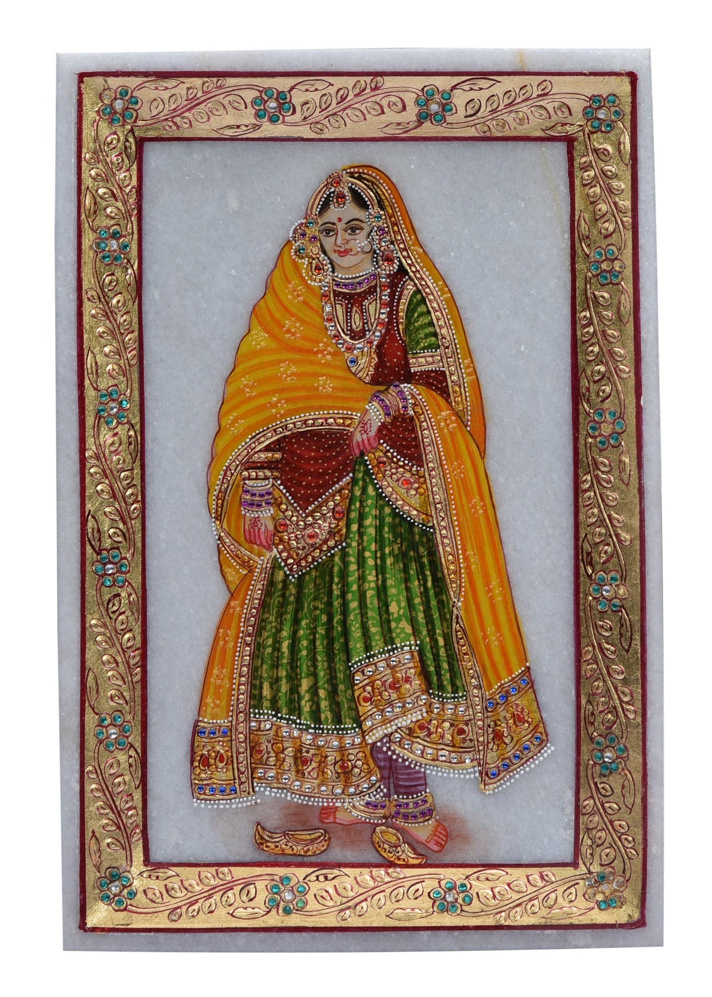 Lavish Touch Mughal Painting - King - Kea Global