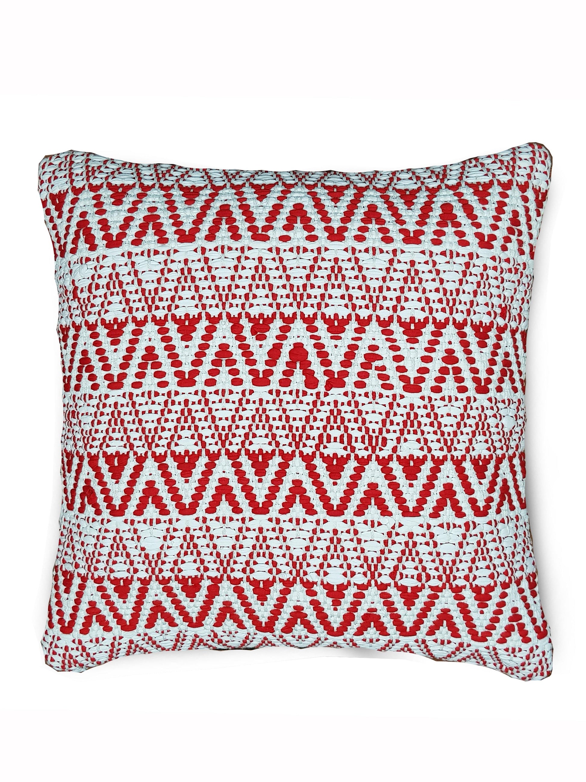 Lavish Touch 100% Cotton Hand Woven Cushion Cover - Pack of 2 - Kea Global